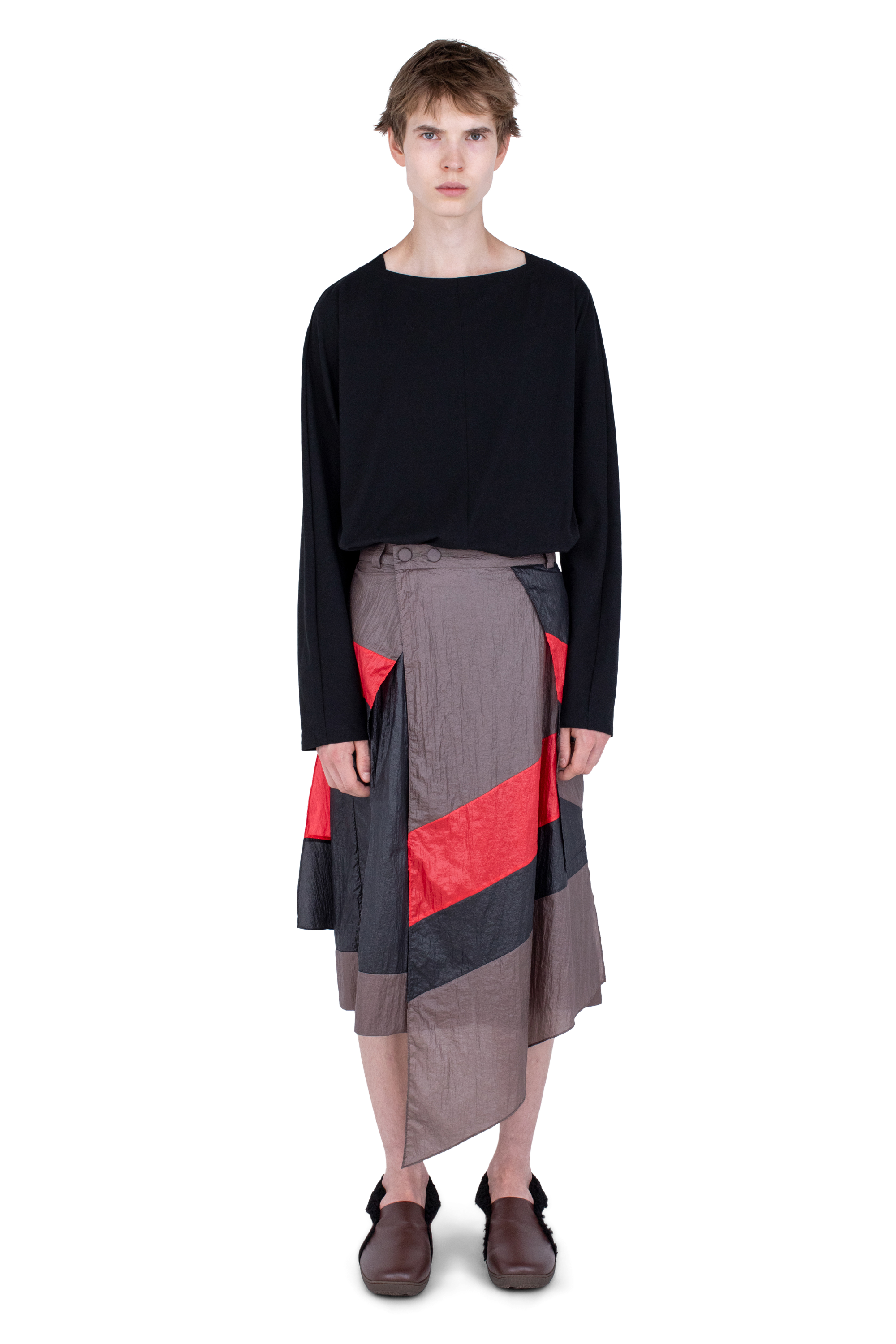 Kiko Kostadinov Bottoms HERTEL Stripe Shorts short Multicolour oversize en nylon