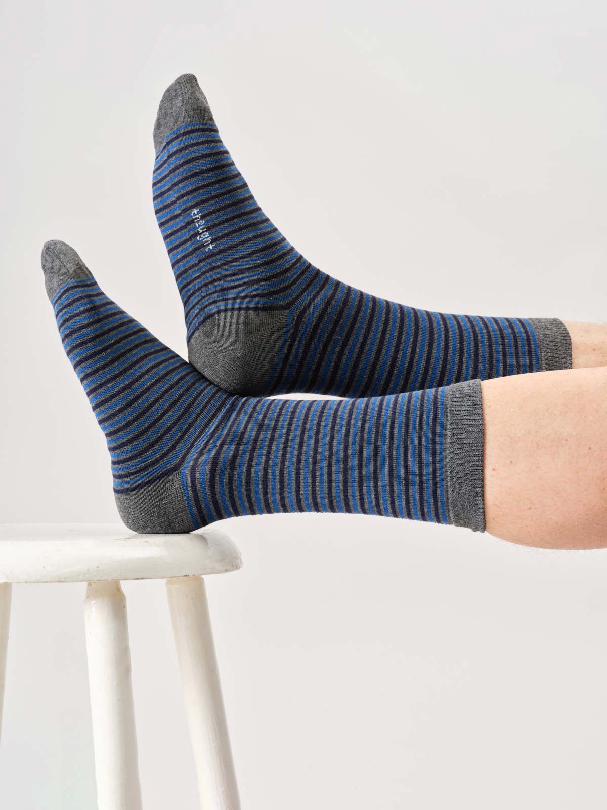 Sourire Multicolore Chaussettes homme Trio de chaussettes pour homme en bambou 3 paires