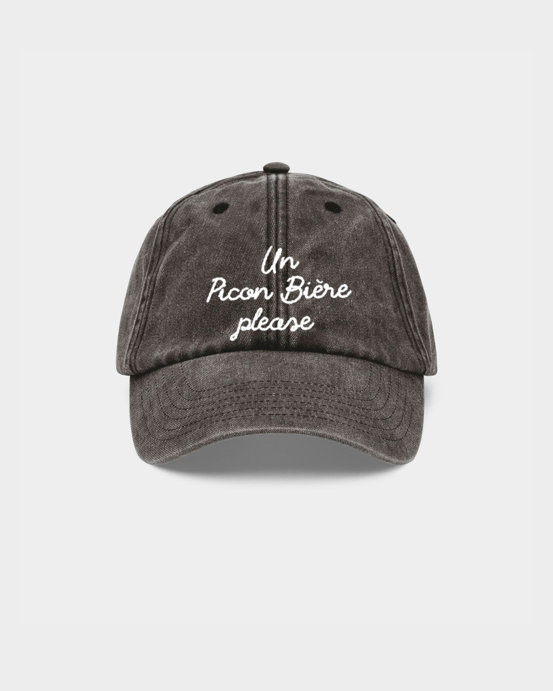 Juste Un T-shirt Casquettes Picon Bière Please casquette coton brodée