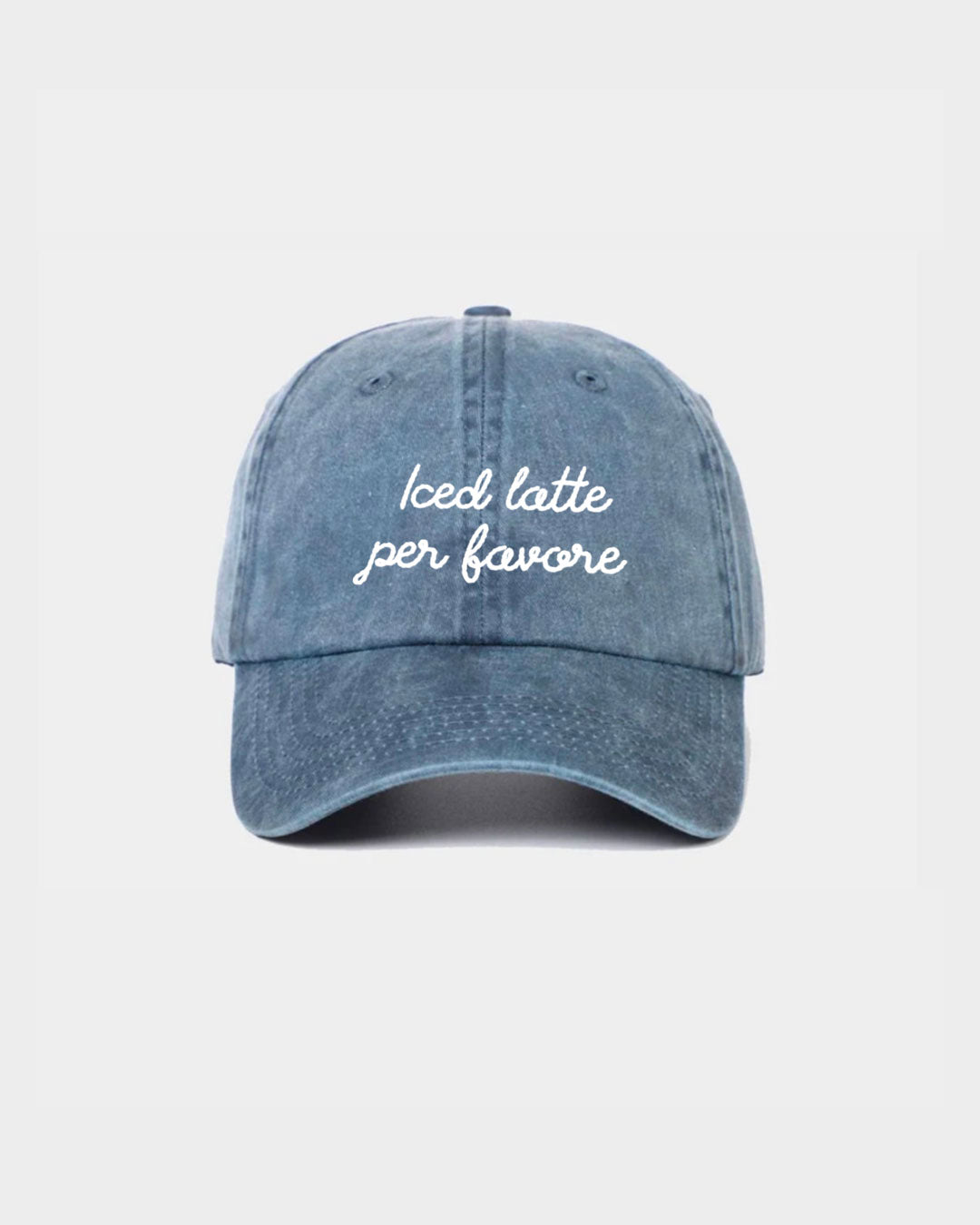 Juste Un T-shirt Casquettes Iced Latte casquette brodée vintage