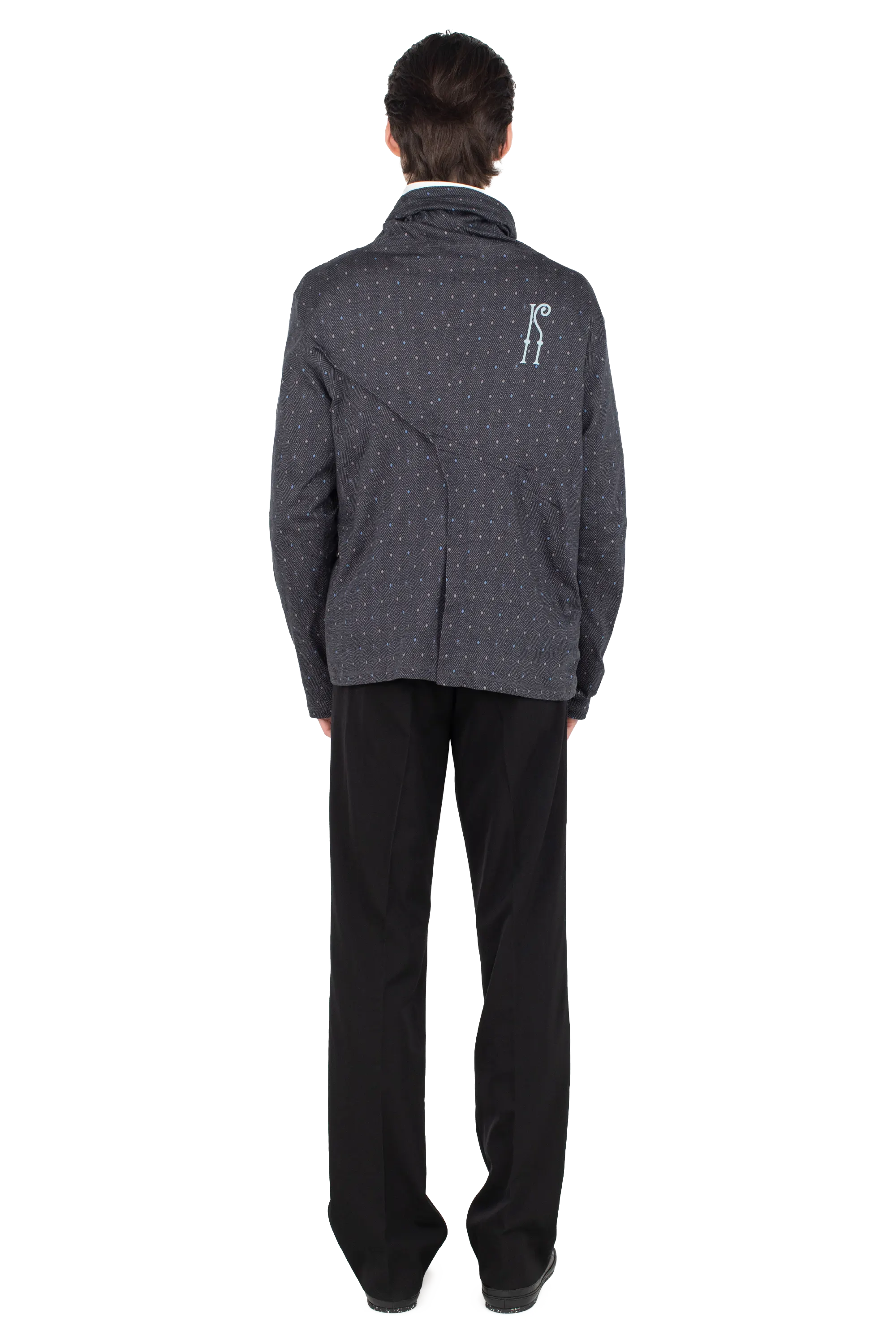 Kiko Kostadinov Bottoms CSOMOR Trousers pantalon noir en laine
