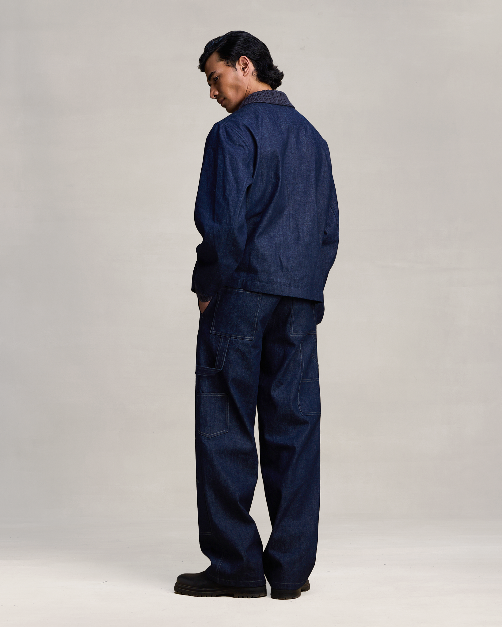 COUNTRYMADE Jackets Knit Alloy Jacket S à XXL en denim artisanal