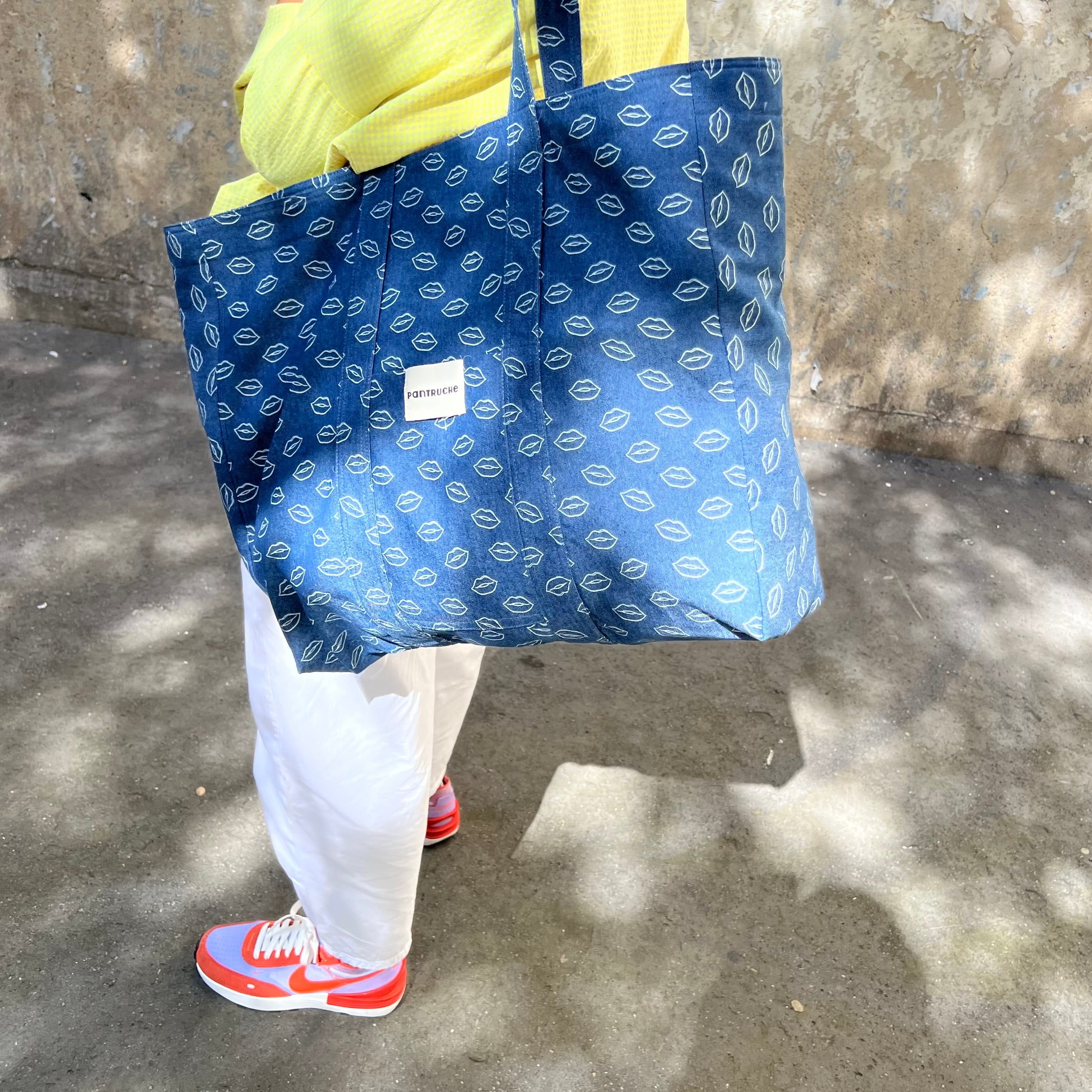 PANTRUCHE Sacs Cabas Otis bouche grand cabas coton doublé