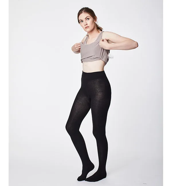 Sourire Multicolore Collants Elgin Collant en bambou noir