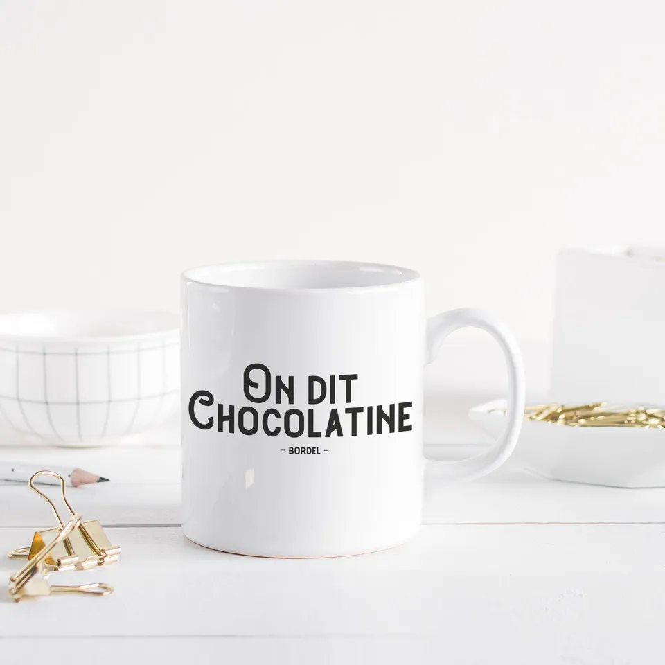 Juste Un T-shirt Mugs Mug - On dit chocolatine