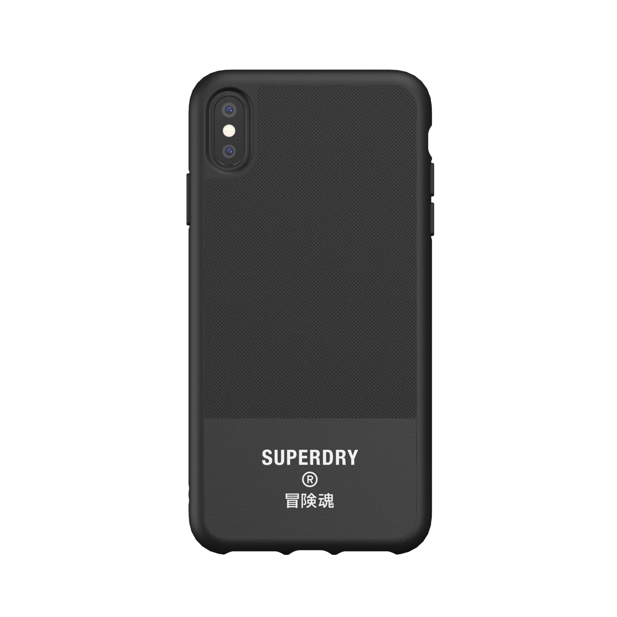 Superdry Coques de Protection iPhone XS Max coque toile noire