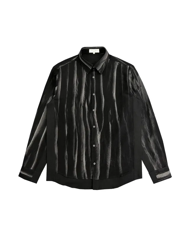 COUNTRYMADE Shirts Wrinkle Crease Batik Double Shirt chemise batik