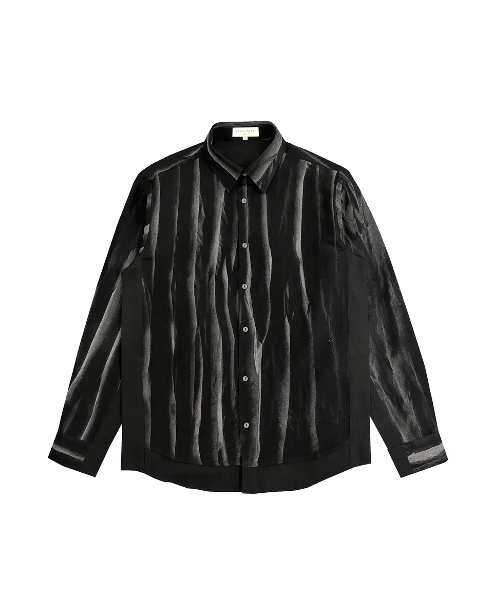 COUNTRYMADE Shirts Wrinkle Crease Batik Double Shirt chemise batik