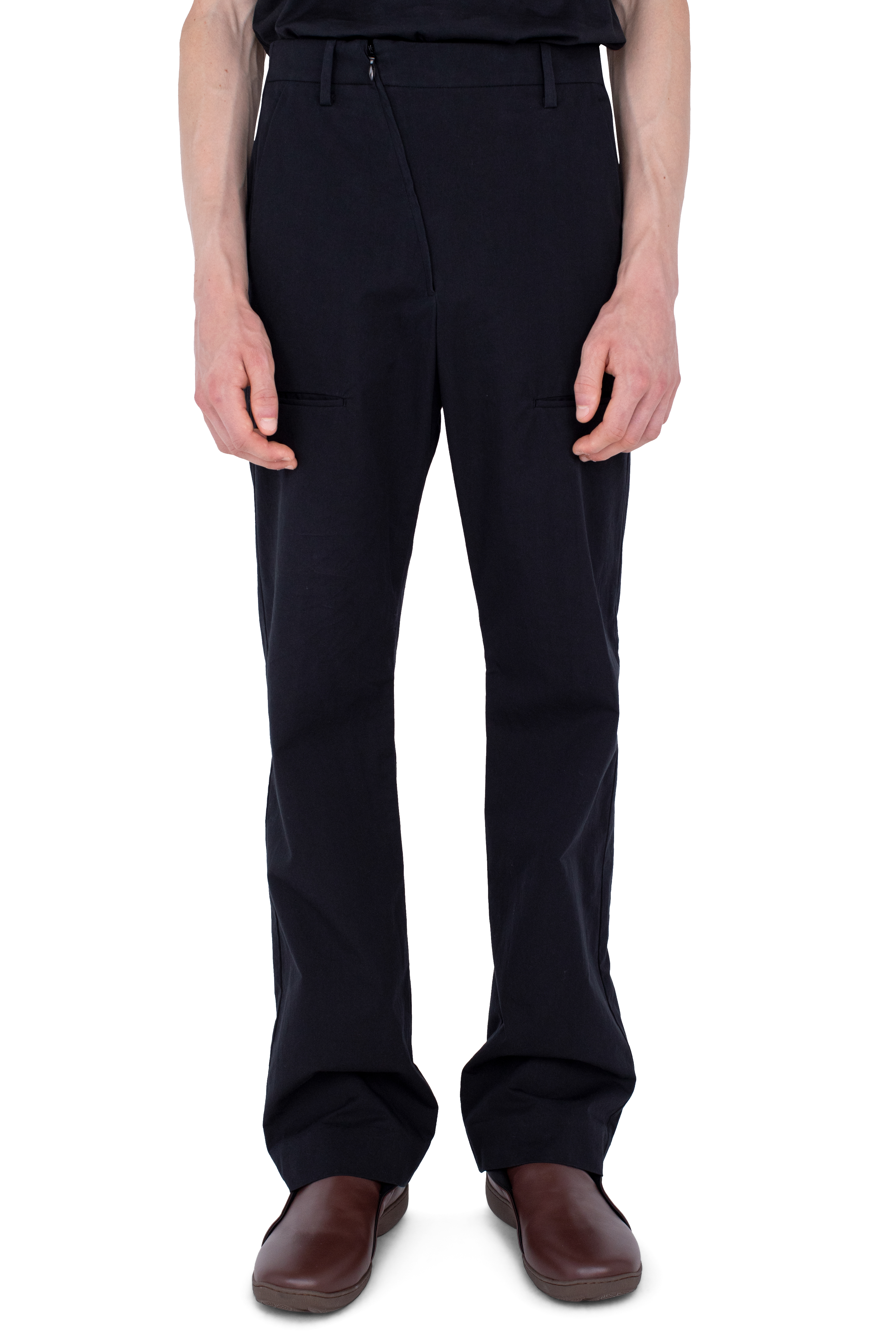 Kiko Kostadinov Bottoms GRAATSMA Trouser pantalon Shadow Black coton bio