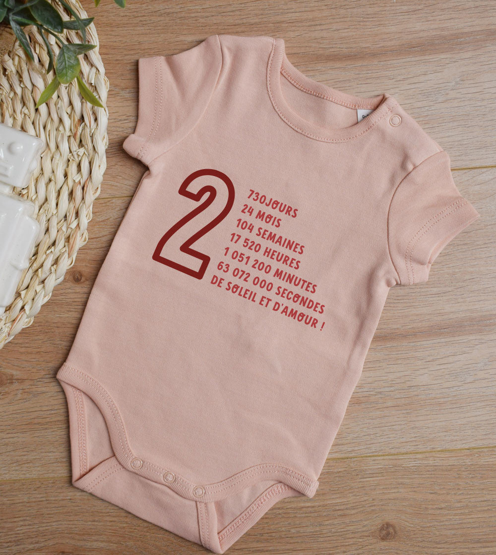 Juste Un T-shirt Bébé 2 ans body bébé