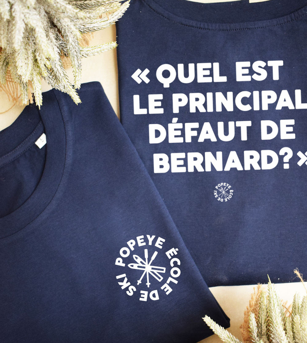 Juste Un T-shirt T-shirts Imprimés Le principal défaut de Bernard T-shirt ski