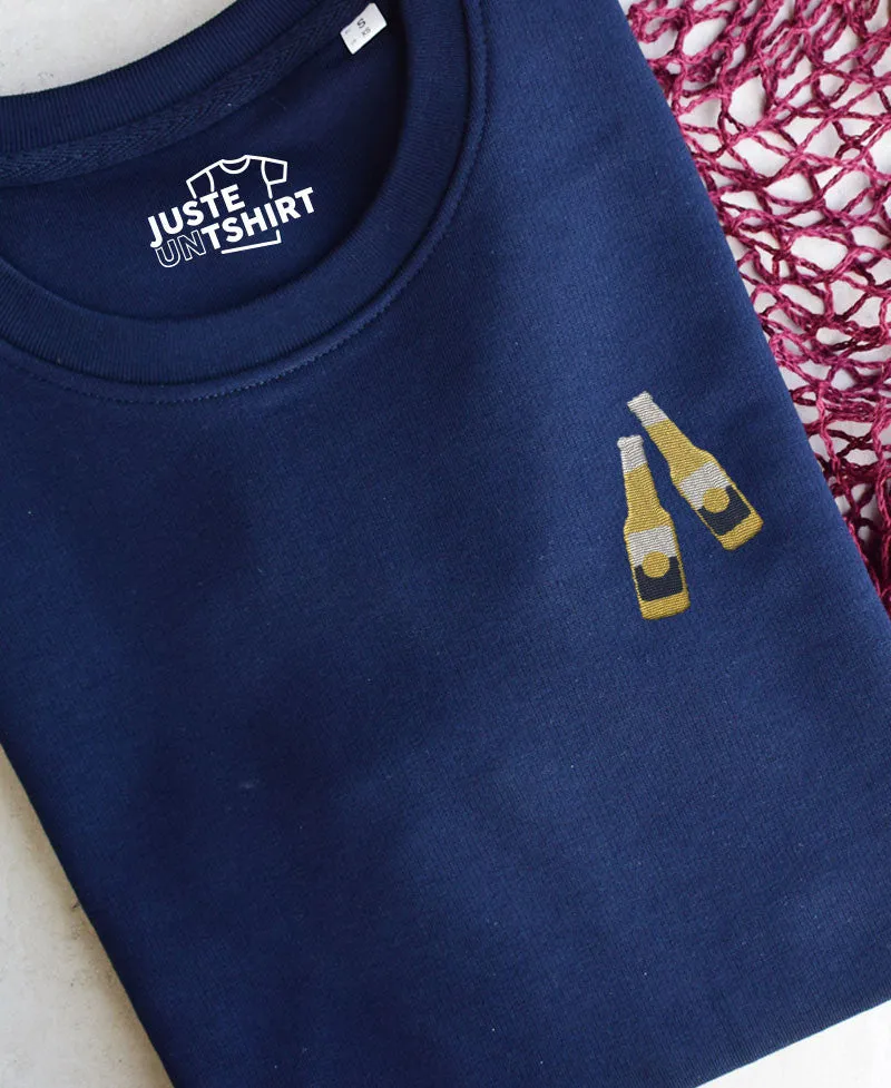 Juste Un T-shirt Sweats Brodés Corona sweat brodé apéro