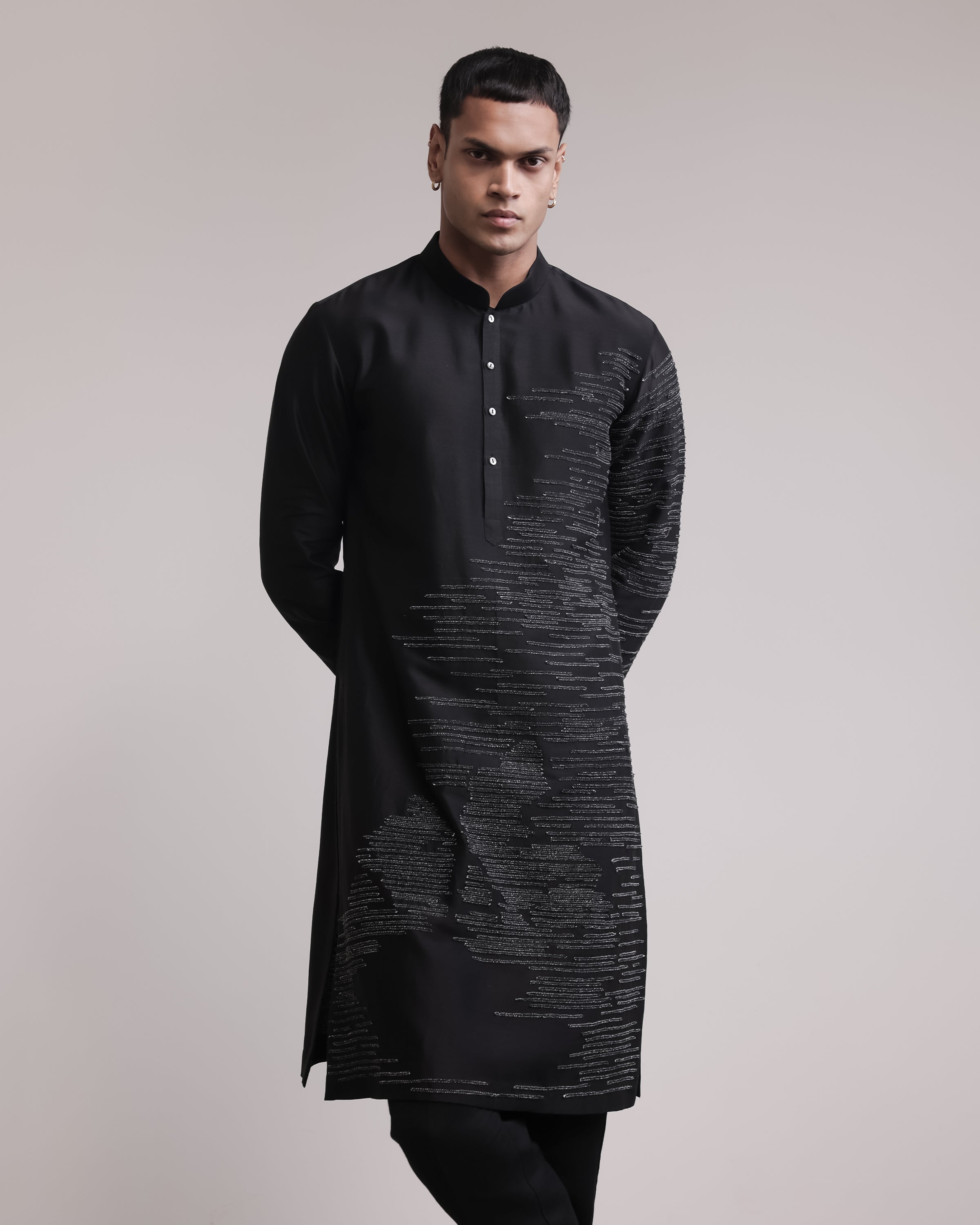 COUNTRYMADE Kurtas Frayed Memories Kurta Set ensemble kurta chanderi soie denim