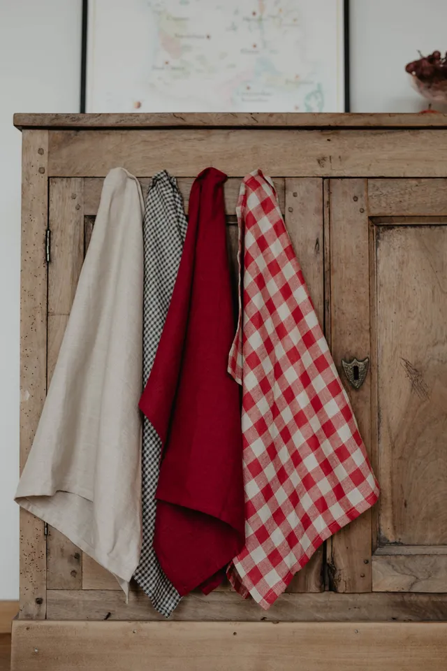 Laumė linen Home Edit torchon en lin naturel absorbant