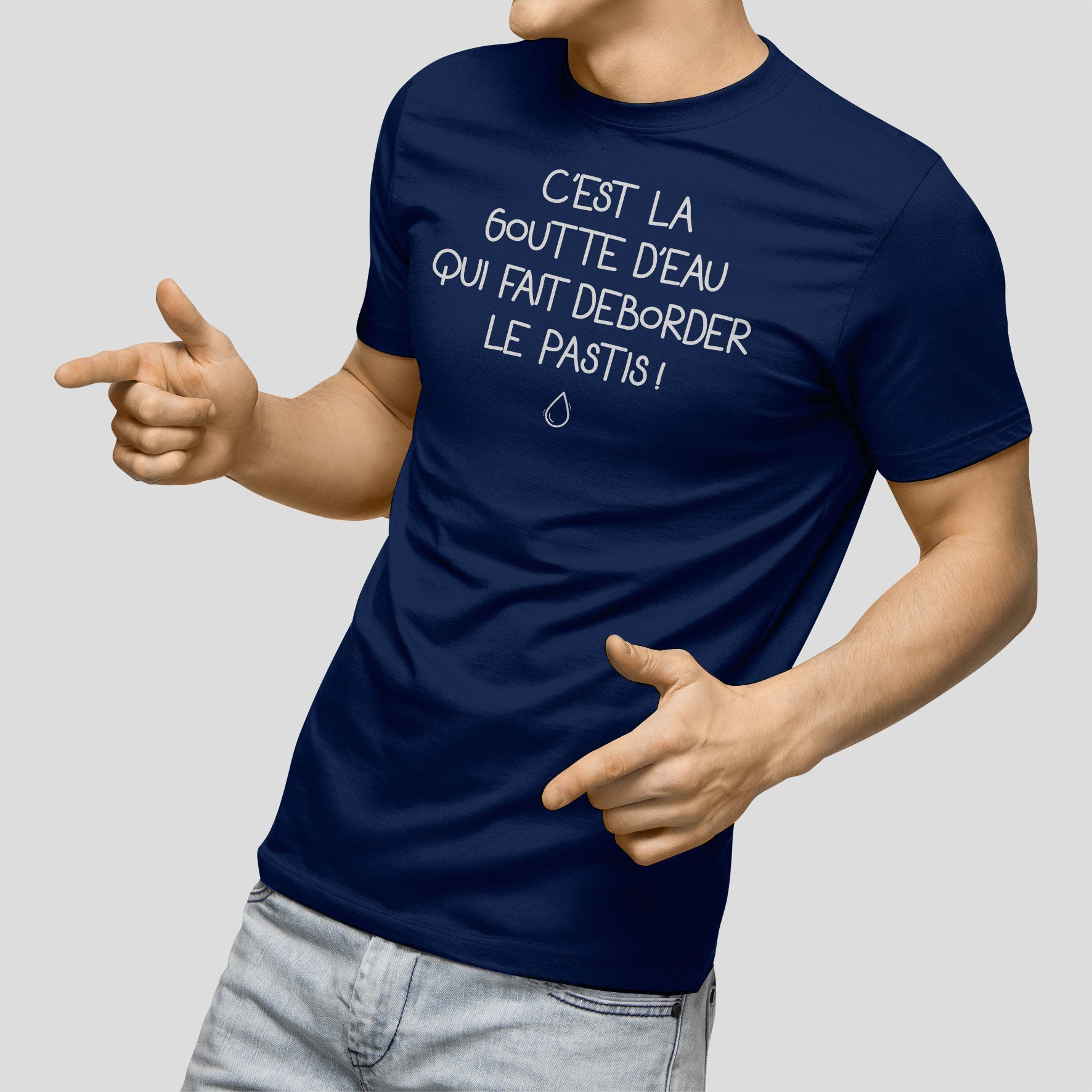 Juste Un T-shirt T-shirts Imprimés C'est la goutte d'eau T-shirt homme