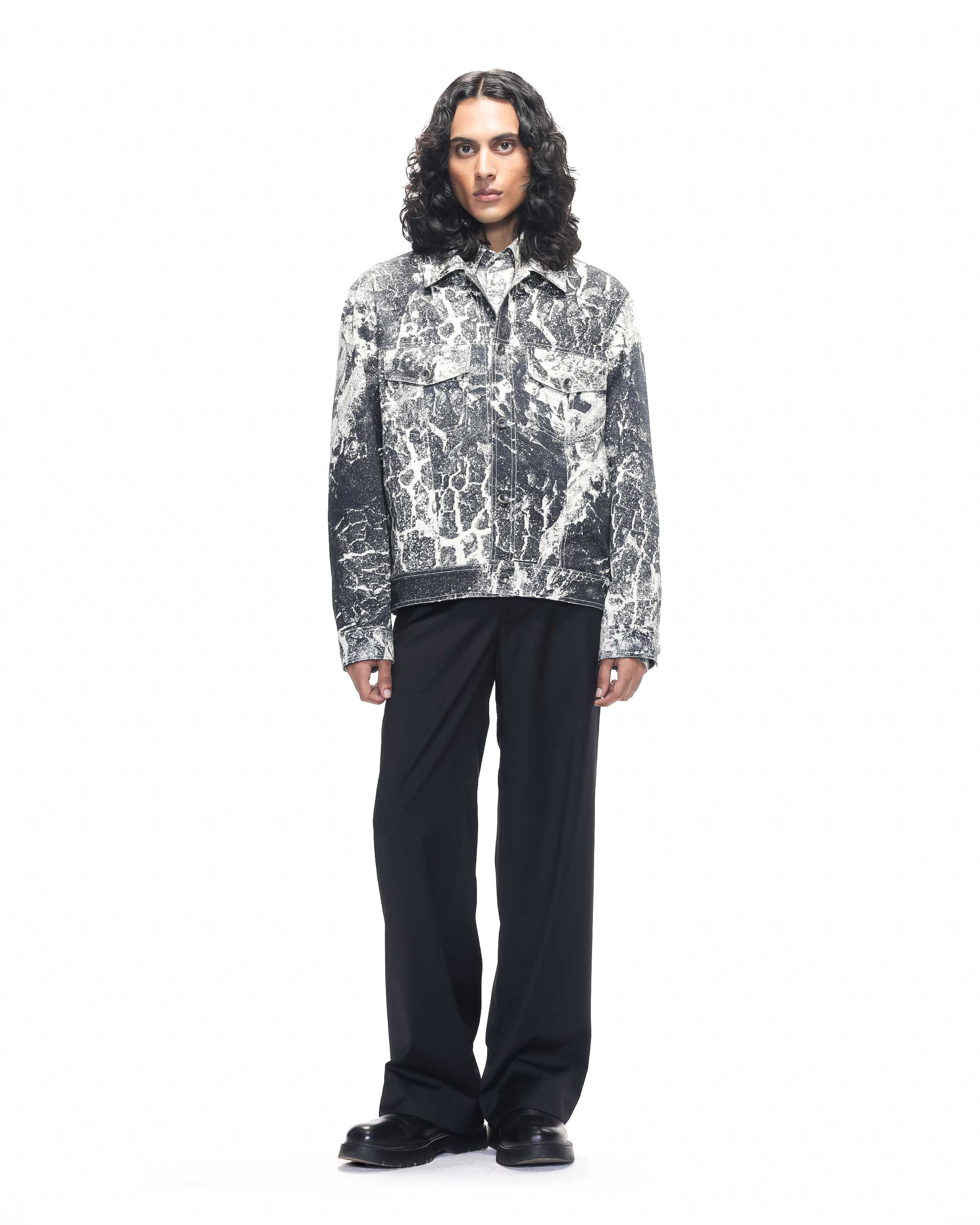 COUNTRYMADE Jackets Residue Metal Trucker Jacket veste denim à la commande