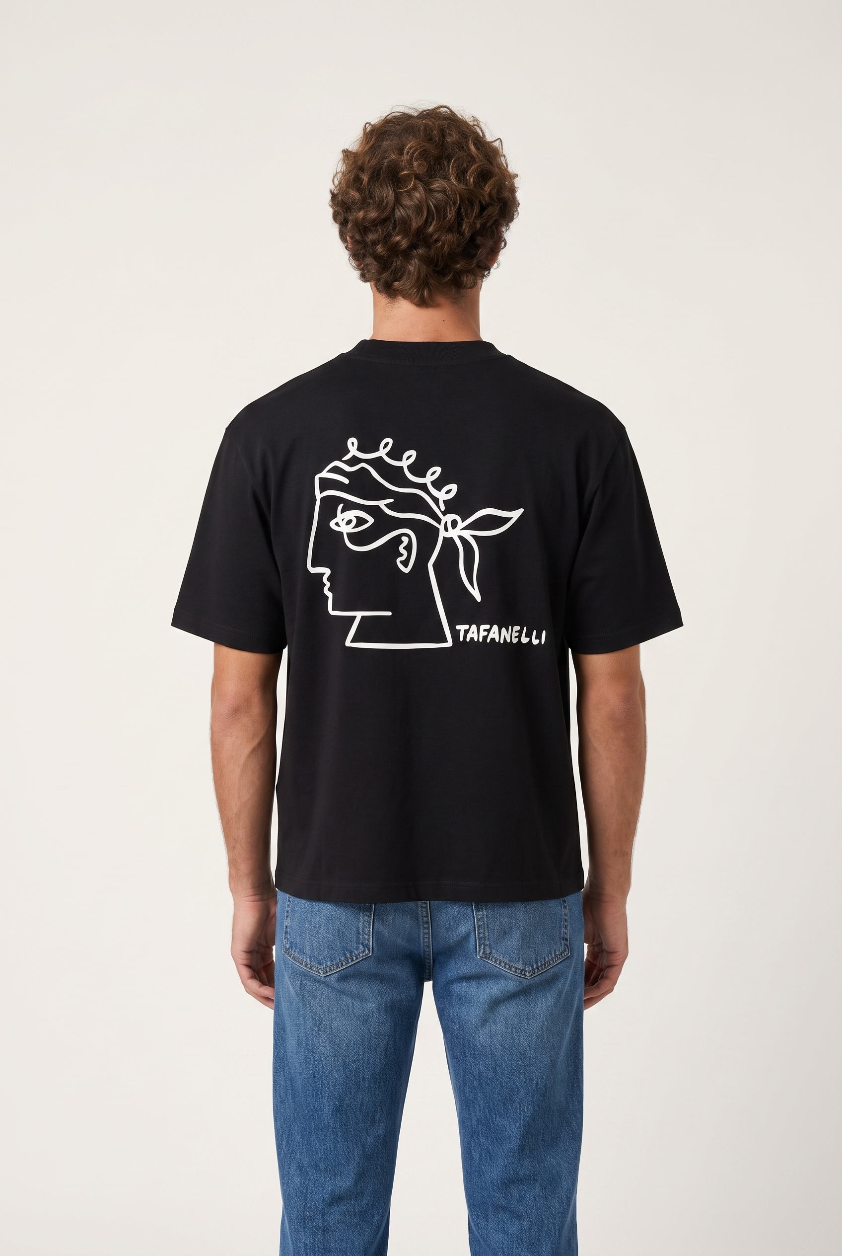 TAFANELLI T-Shirts LE CORSICA 704 t-shirt noir 1755 coton 280 g
