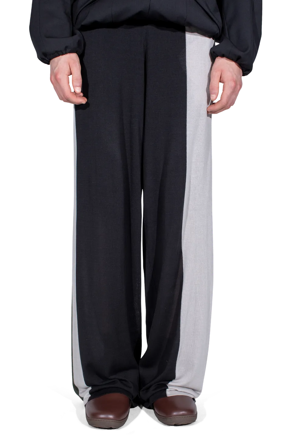 Kiko Kostadinov Knitwear SIGO Knit Trousers pantalon noir tricot