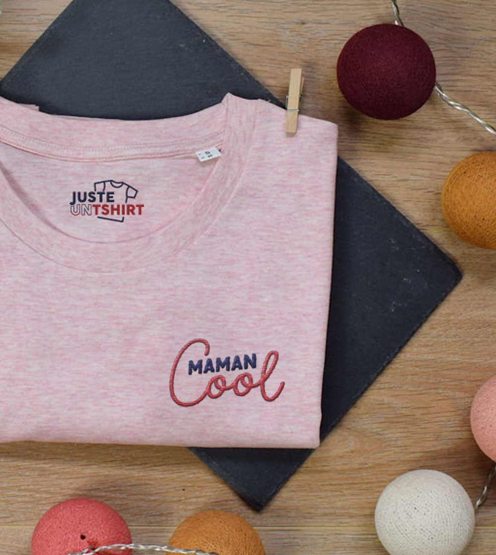 Juste Un T-shirt T-shirts Brodés Maman Cool t-shirt brodé XS à XXL