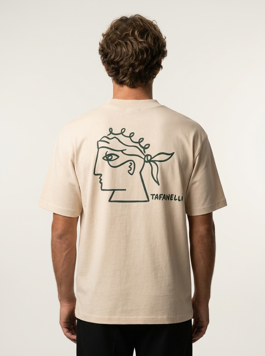 TAFANELLI T-Shirts LE CORSICA 704 | 1755 t-shirt bleu marine coton 280 g/m²