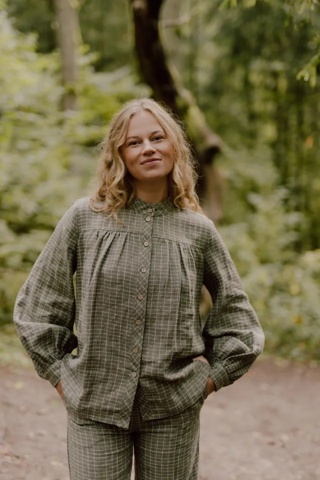 Laumė linen Linen Tops Indraja chemise en lin femme XS blanc crème