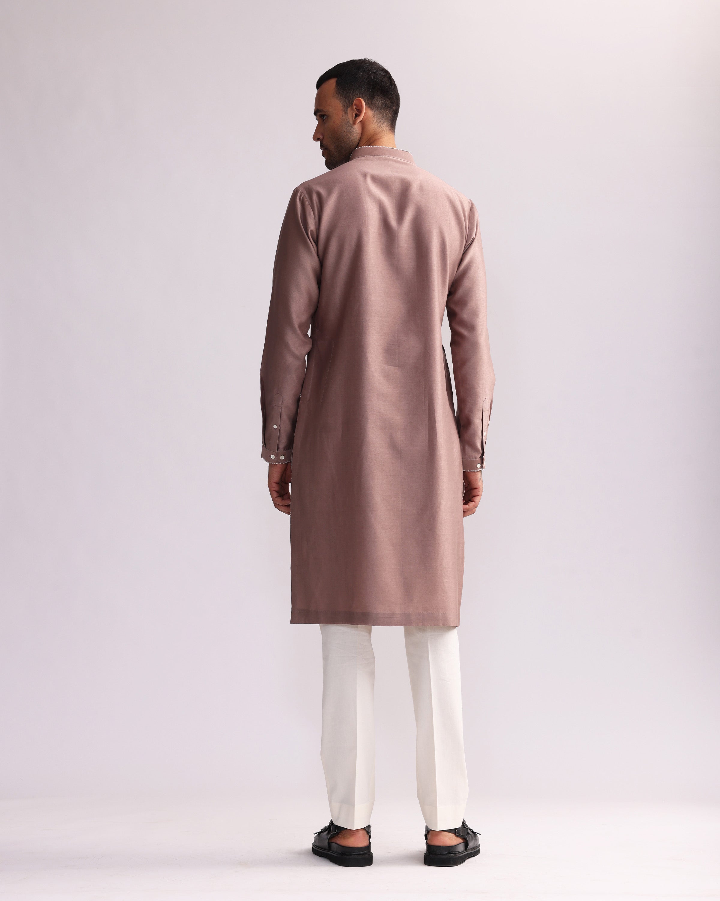 COUNTRYMADE Kurtas NORMANDY PLACEMENT KURTA SET ensemble kurta brodé