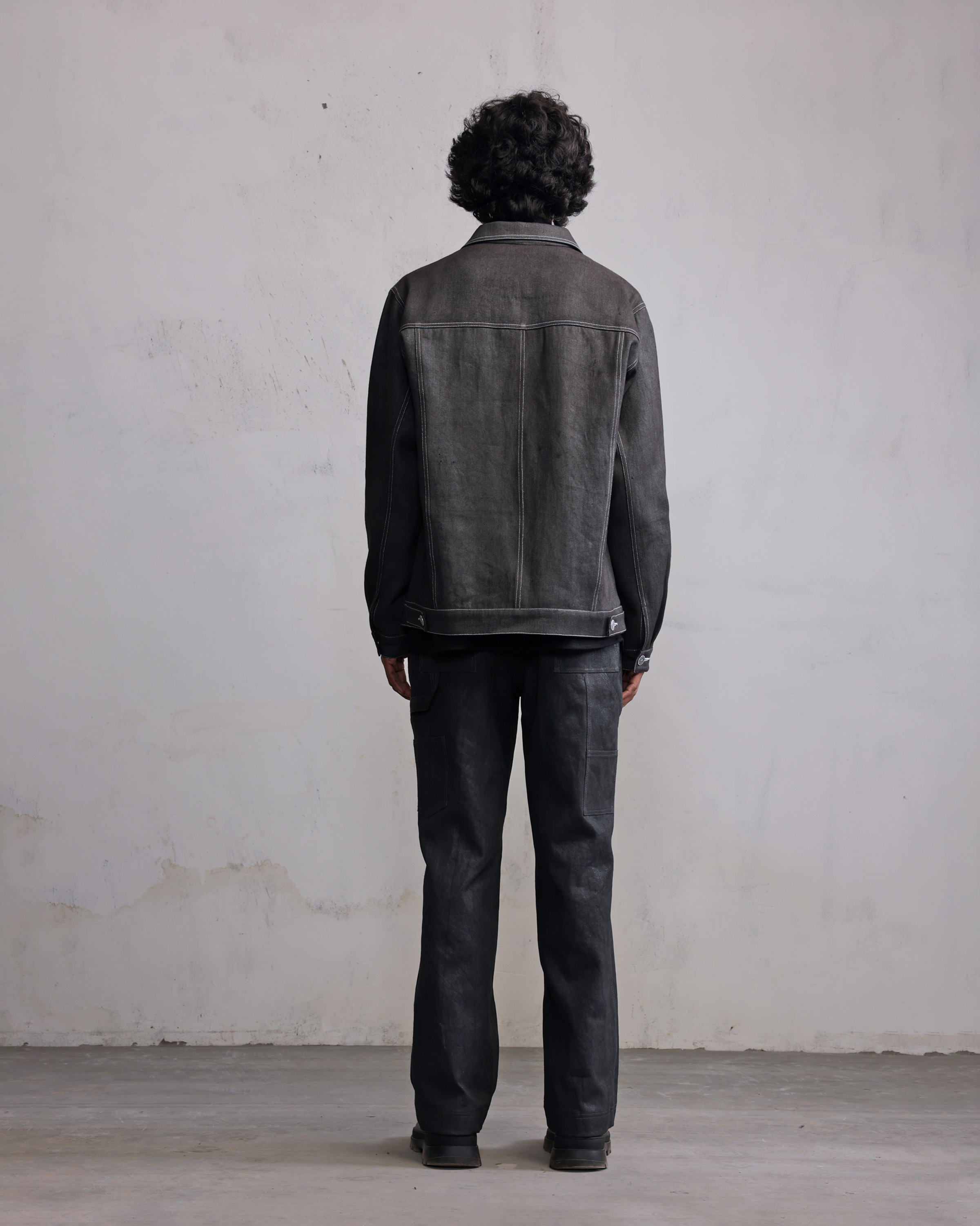 COUNTRYMADE Jackets Silver coated denim jacket veste denim argentée