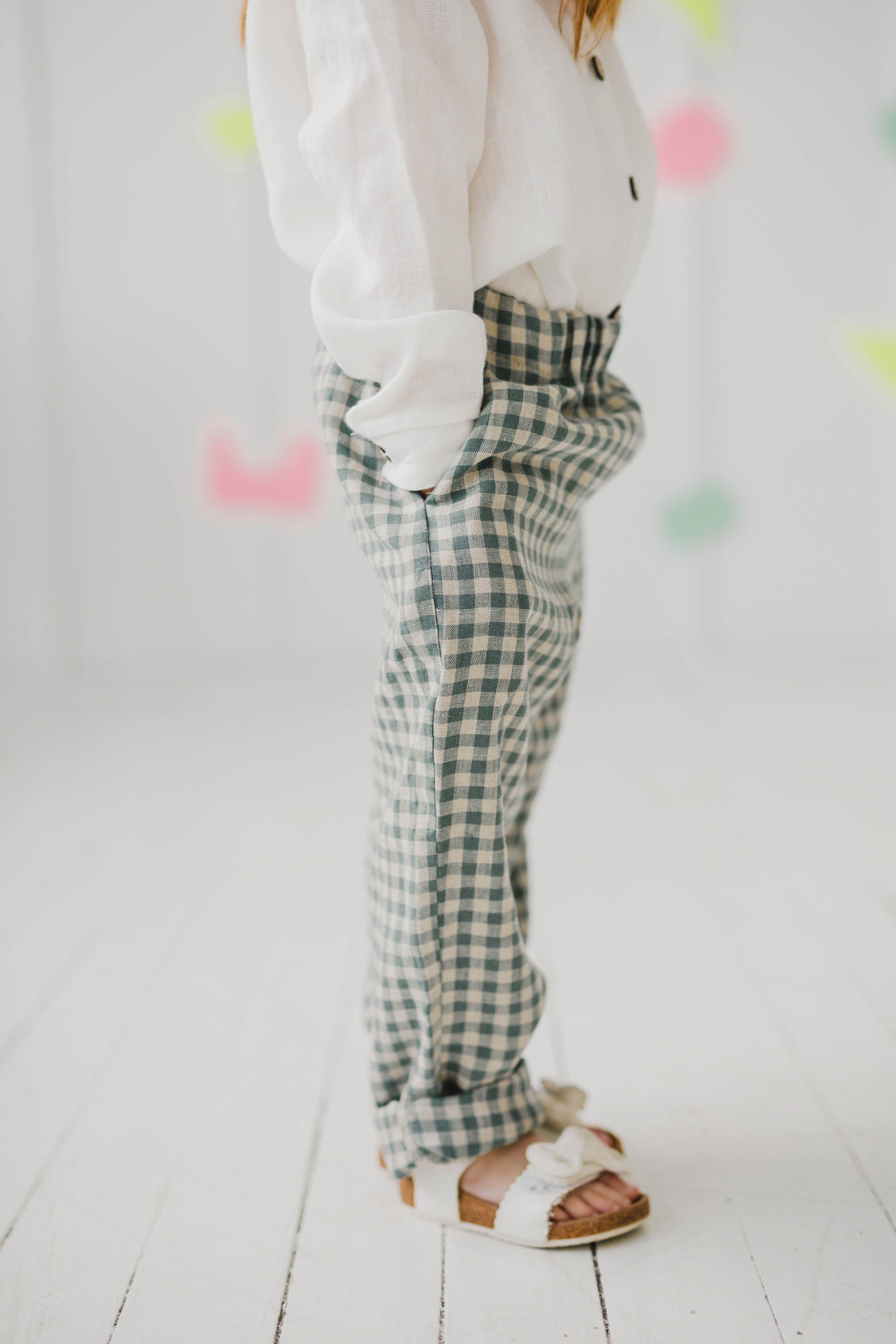 Laumė linen Kids Clothing Vėjopatis pantalon en lin enfant naturel