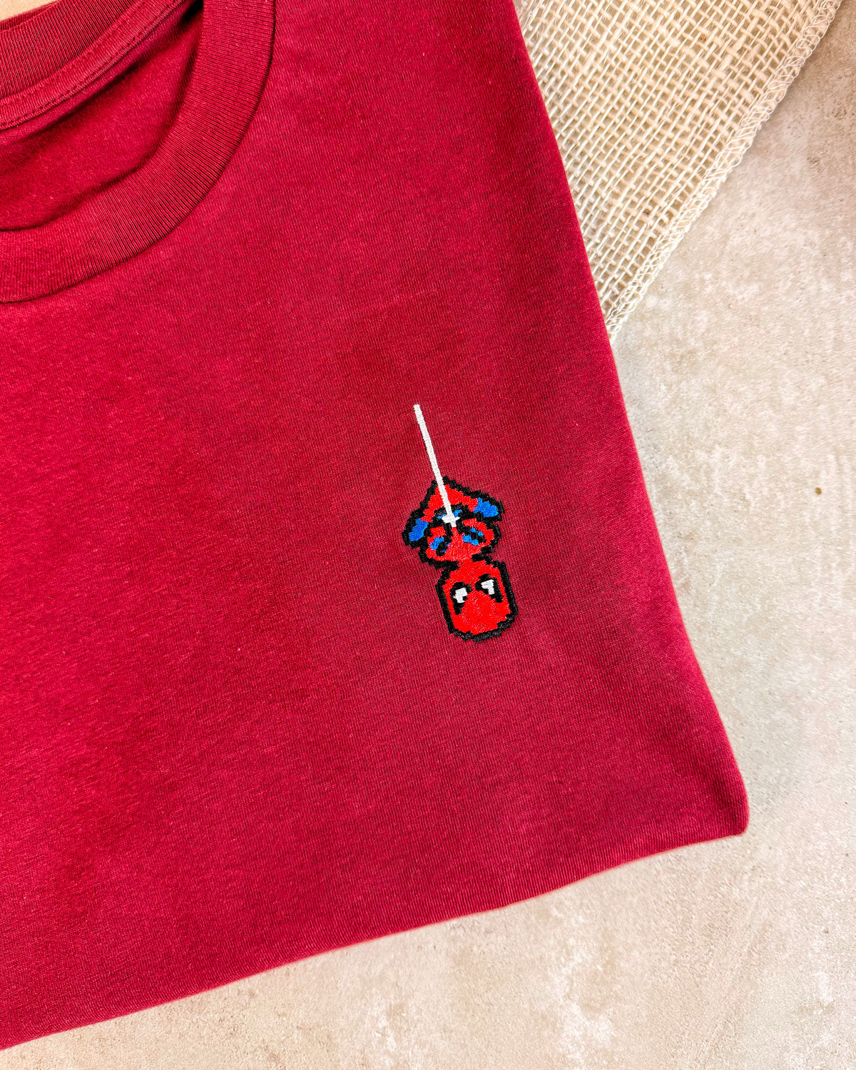 Juste Un T-shirt T-shirts Brodés Spider-Man t-shirt brodé coton bio