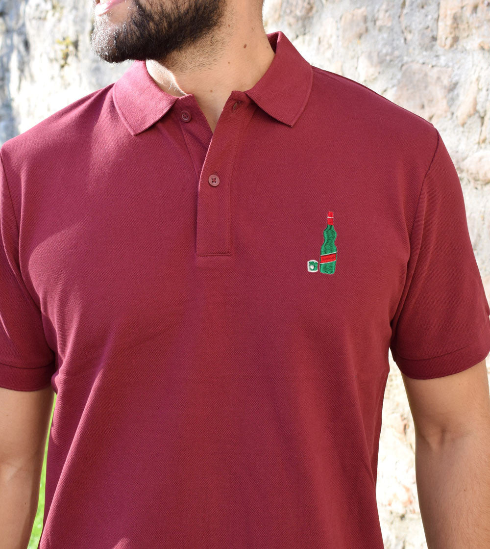 Juste Un T-shirt Polos Get 27 polo brodé apéro