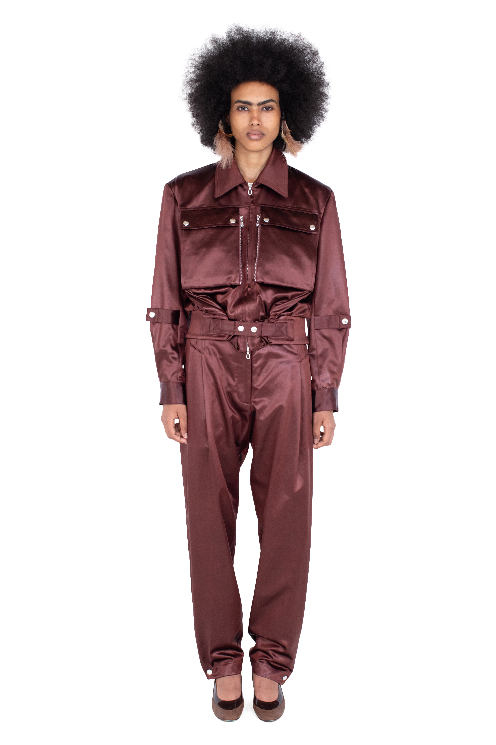 Kiko Kostadinov Outerwear PEREGRINE Jacket veste Burnt Umber utilitaire