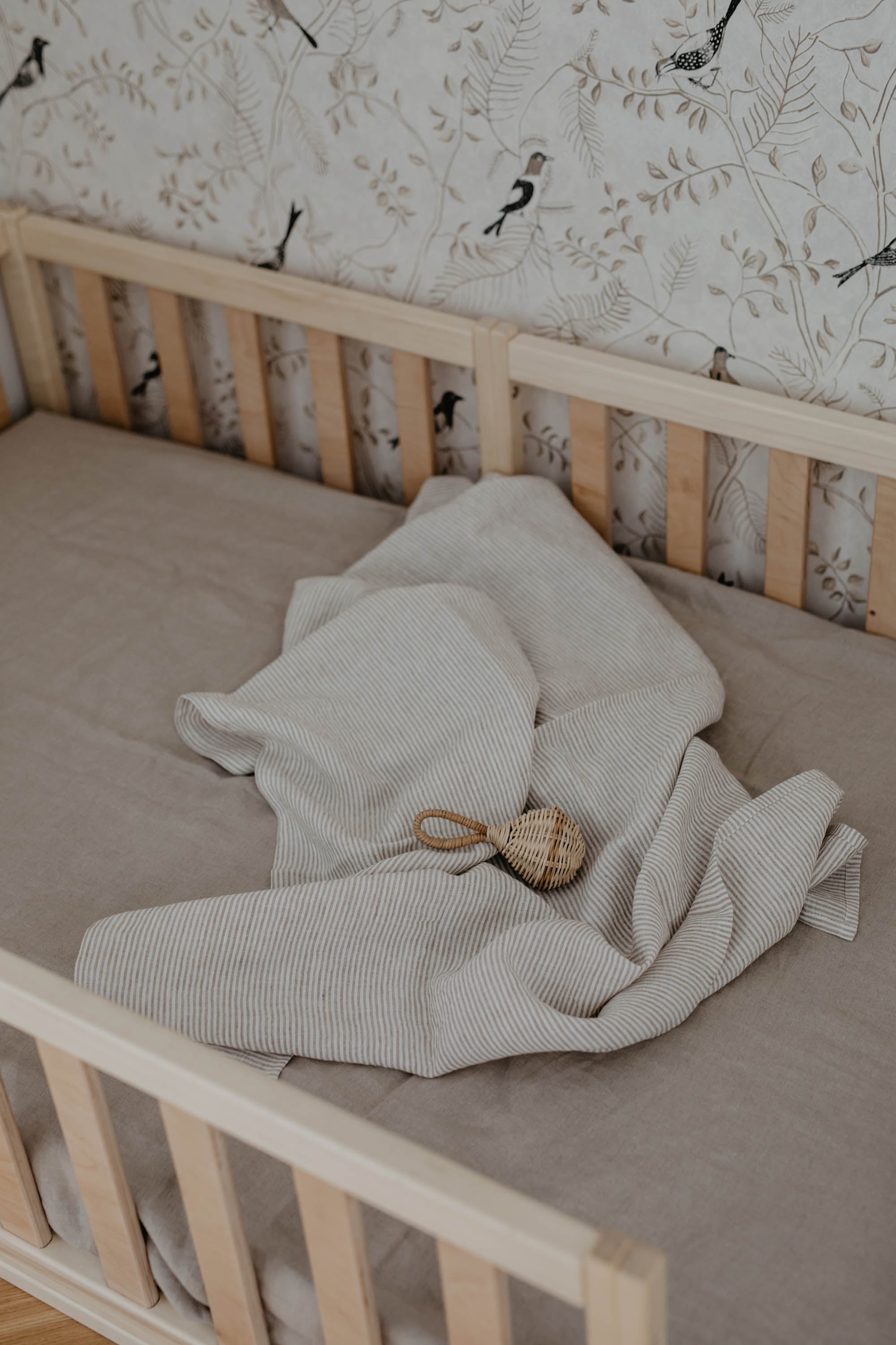 Laumė linen Baby and Kids Lange bébé 100x100 cm en lin naturel