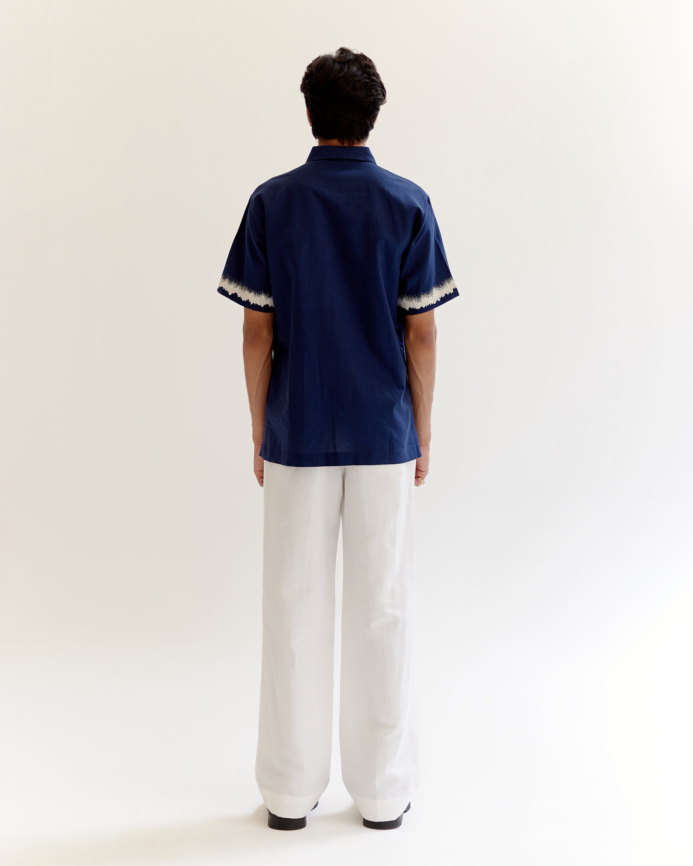 COUNTRYMADE Shirts Dust Trail Contour Shirt chemise en lin brodée