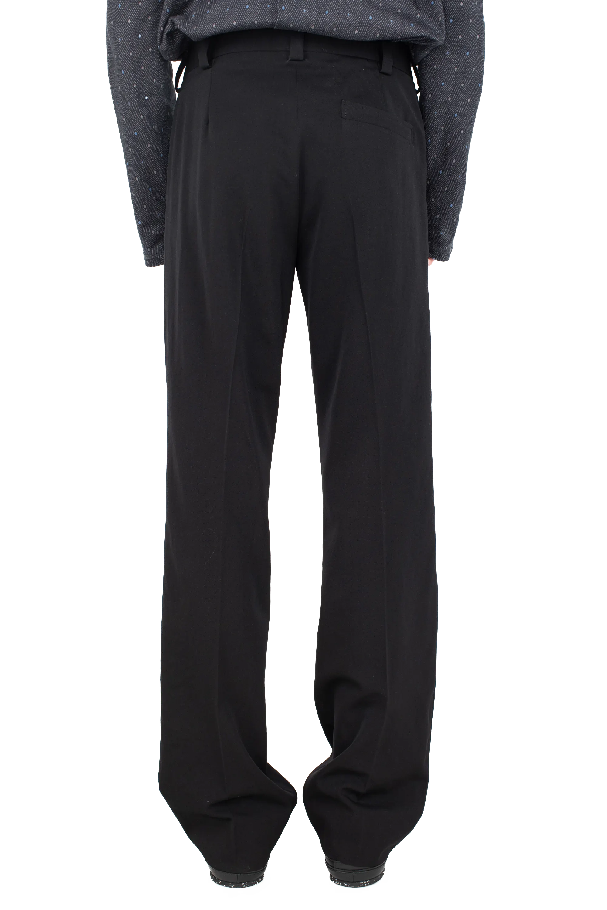 Kiko Kostadinov Bottoms CSOMOR Trousers pantalon noir en laine