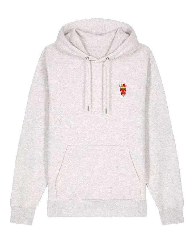 Juste Un T-shirt Sweats à Capuche Aku Aku sweat brodé noir