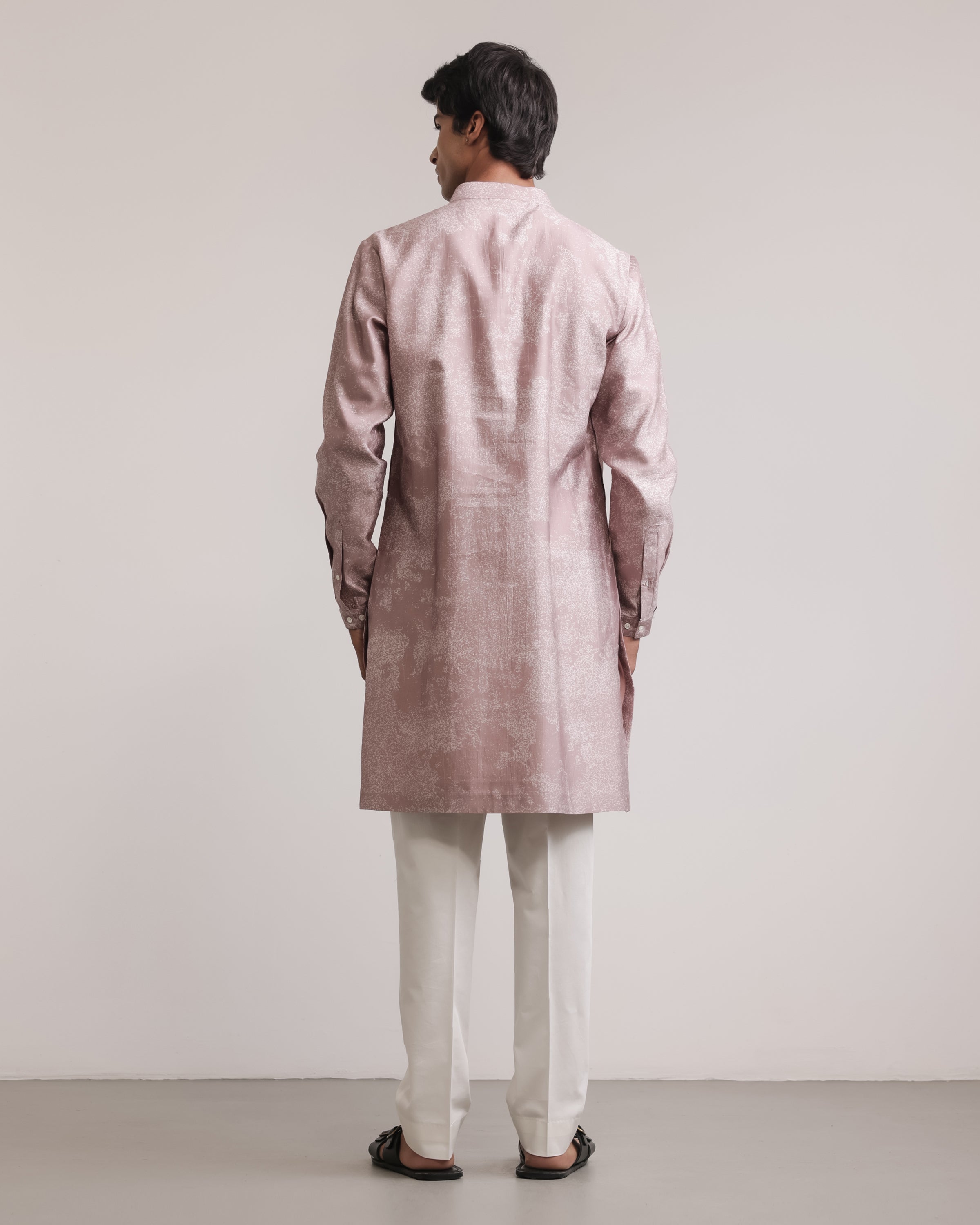 COUNTRYMADE Kurtas Dust Print Silk Kurta kurta XS-XXL soie imprimée