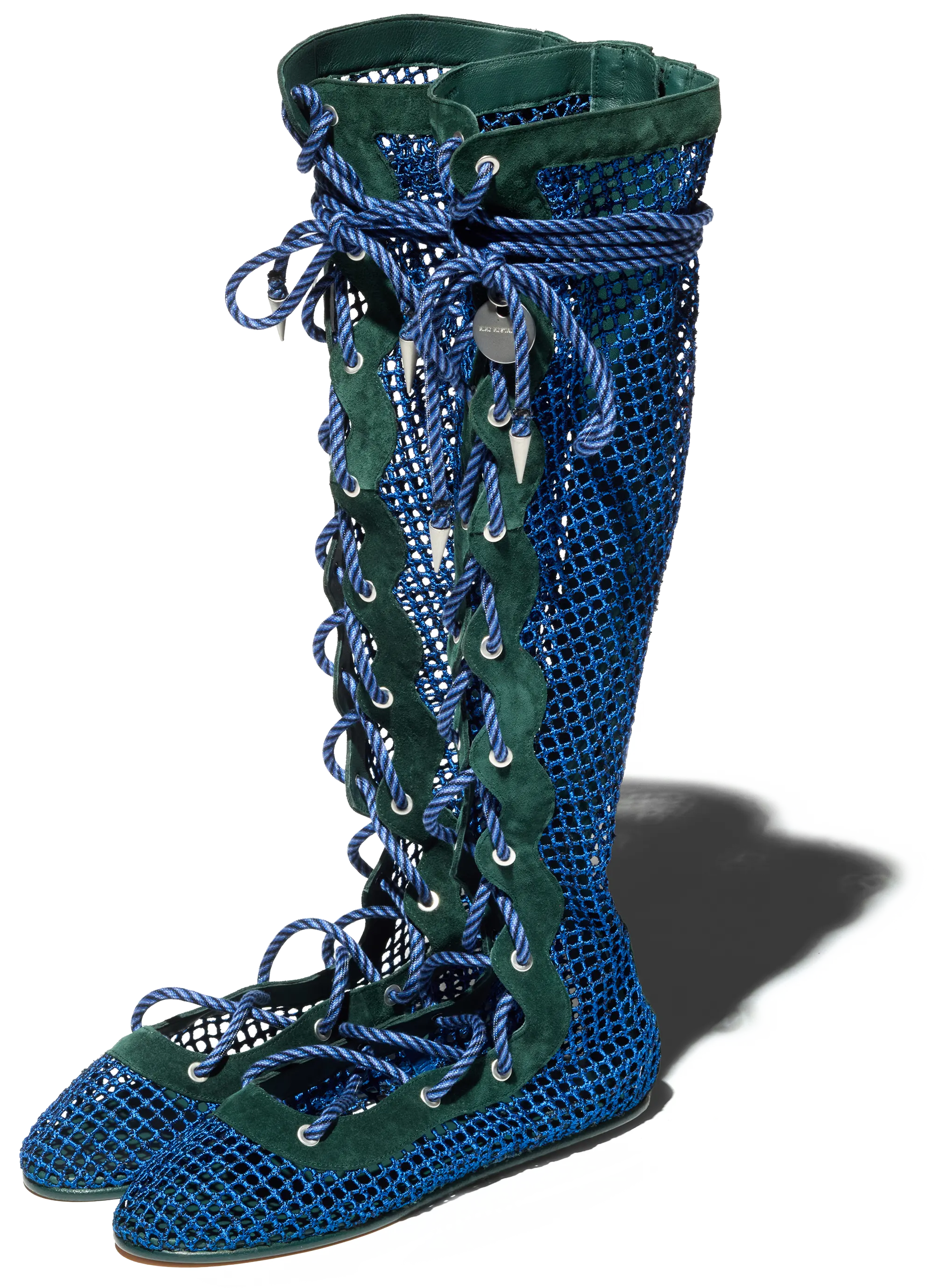 Kiko Kostadinov Shoes RETICELLA Knee High Boots bottes hautes Sapphire