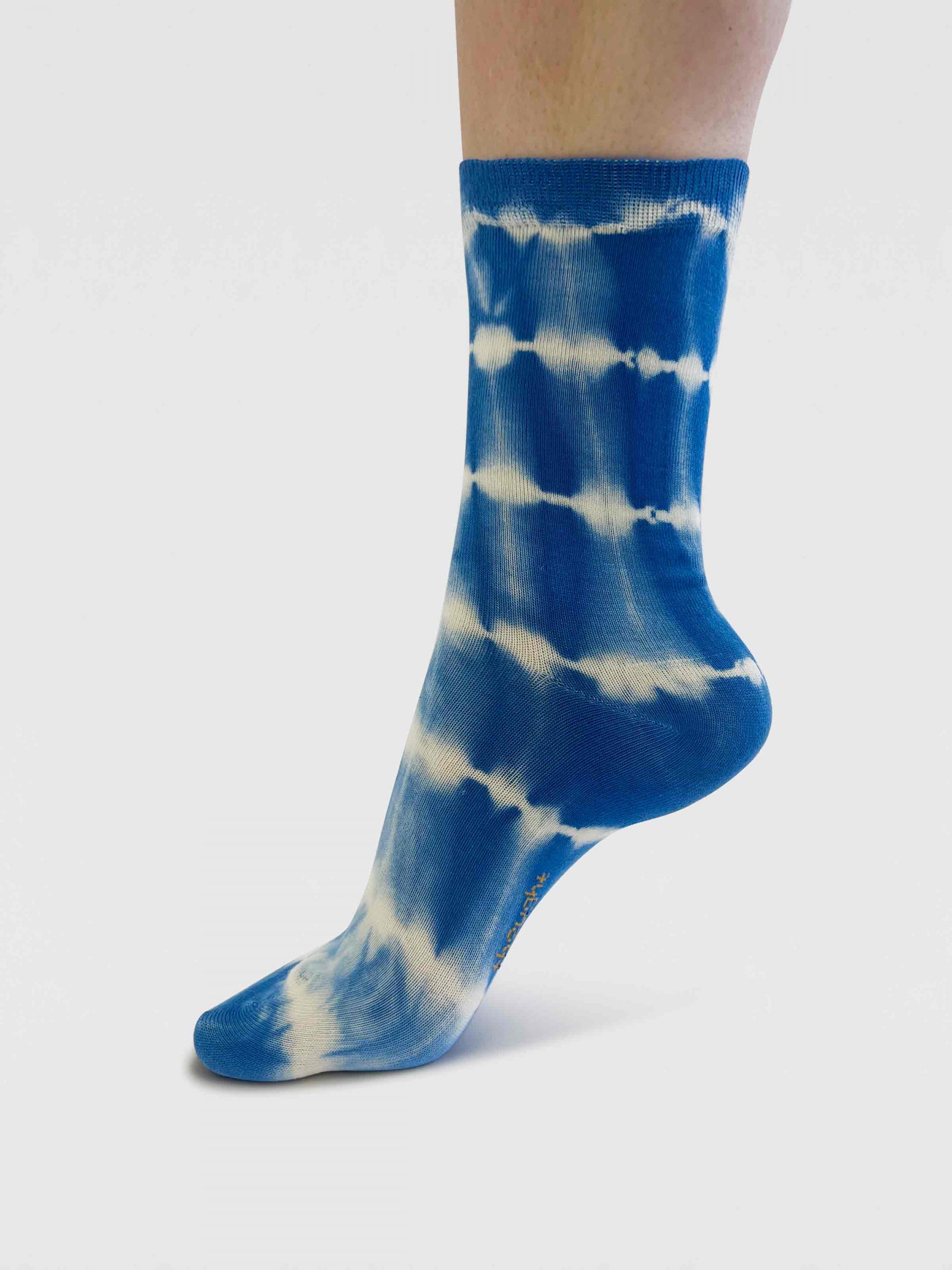 Sourire Multicolore Chaussettes tie and dye en bambou chaussettes vert menthe 36-40