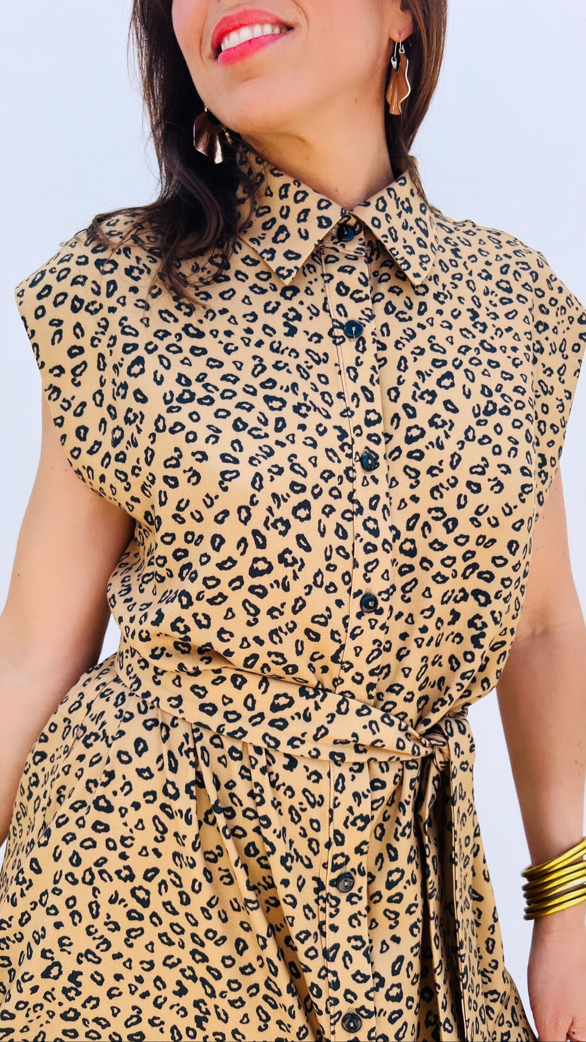 PANTRUCHE Robes PÉNÉLOPE robe longue léopard XS à L en viscose