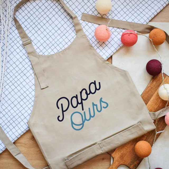 Juste Un T-shirt Tabliers Tablier Papa Ours tablier cuisine