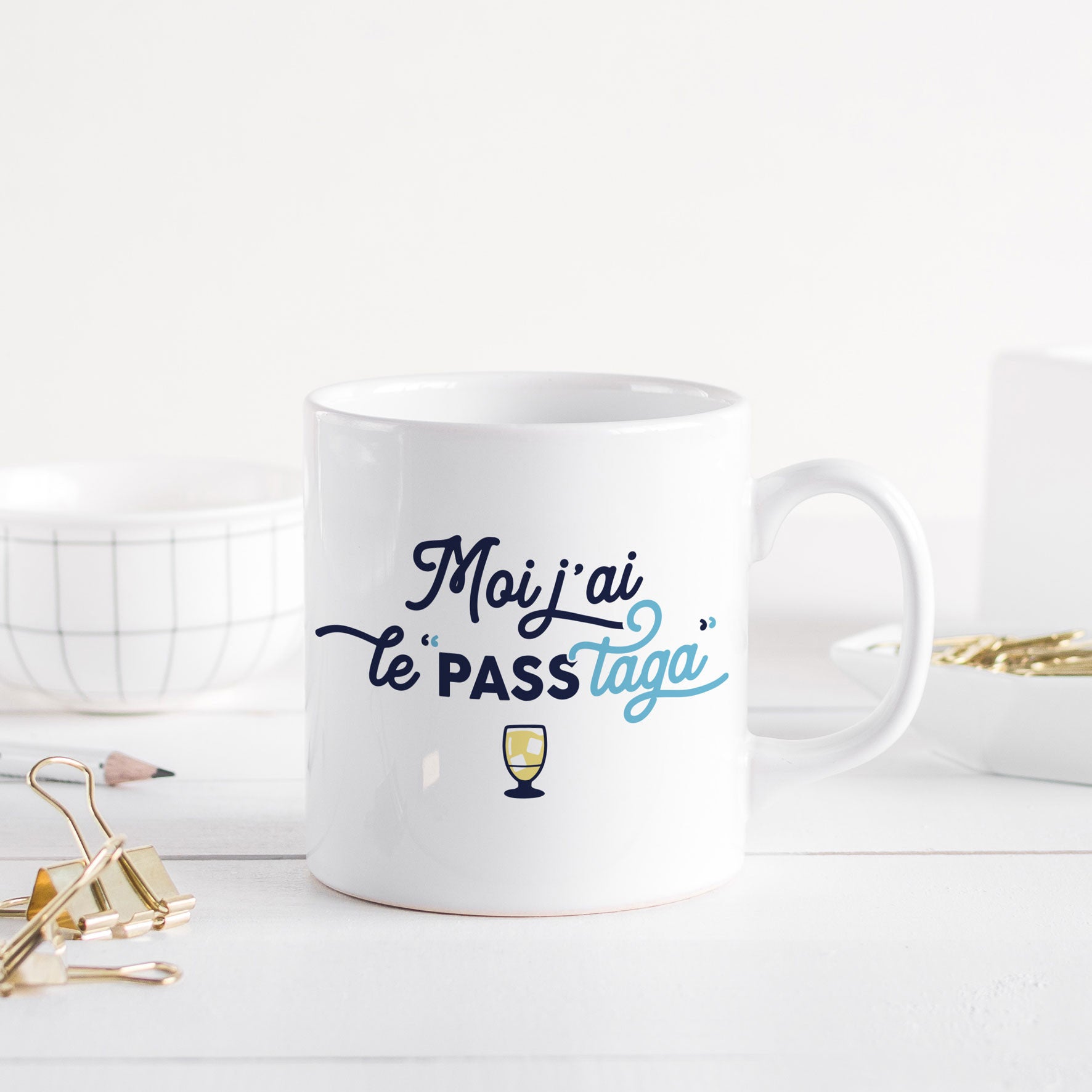 Juste Un T-shirt Mugs Passtaga mug humour