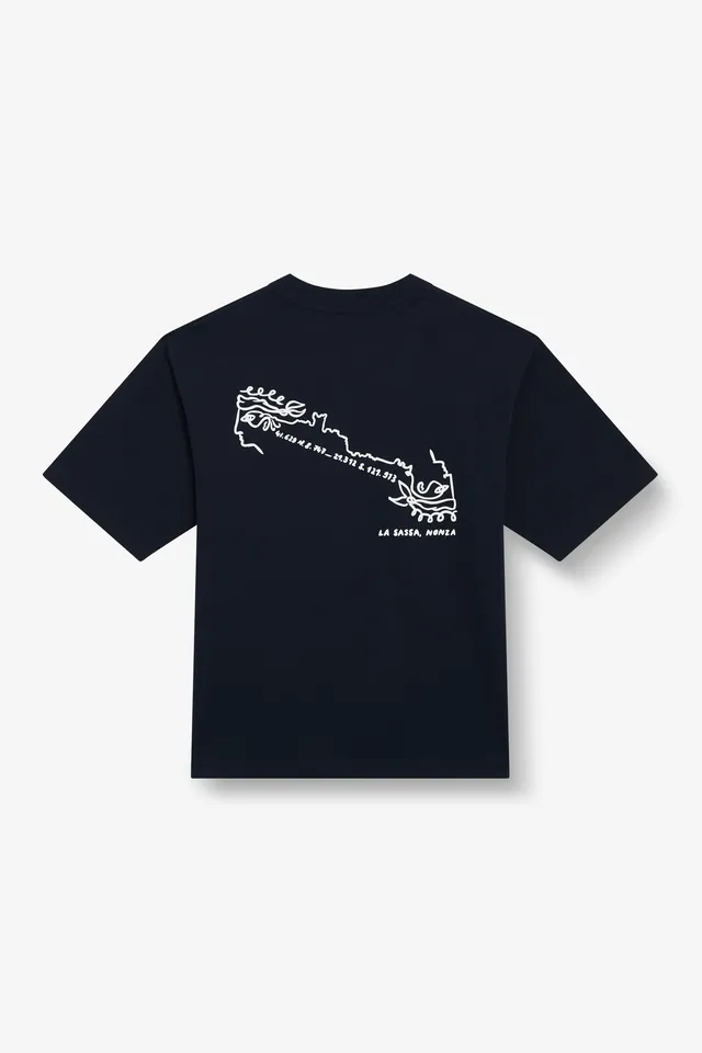 TAFANELLI T-Shirts LE SASSA (NONZA) t-shirt bleu marine limité 30 pièces