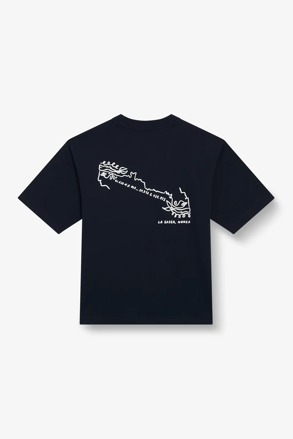 TAFANELLI T-Shirts LE SASSA (NONZA) t-shirt bleu marine limité 30 pièces