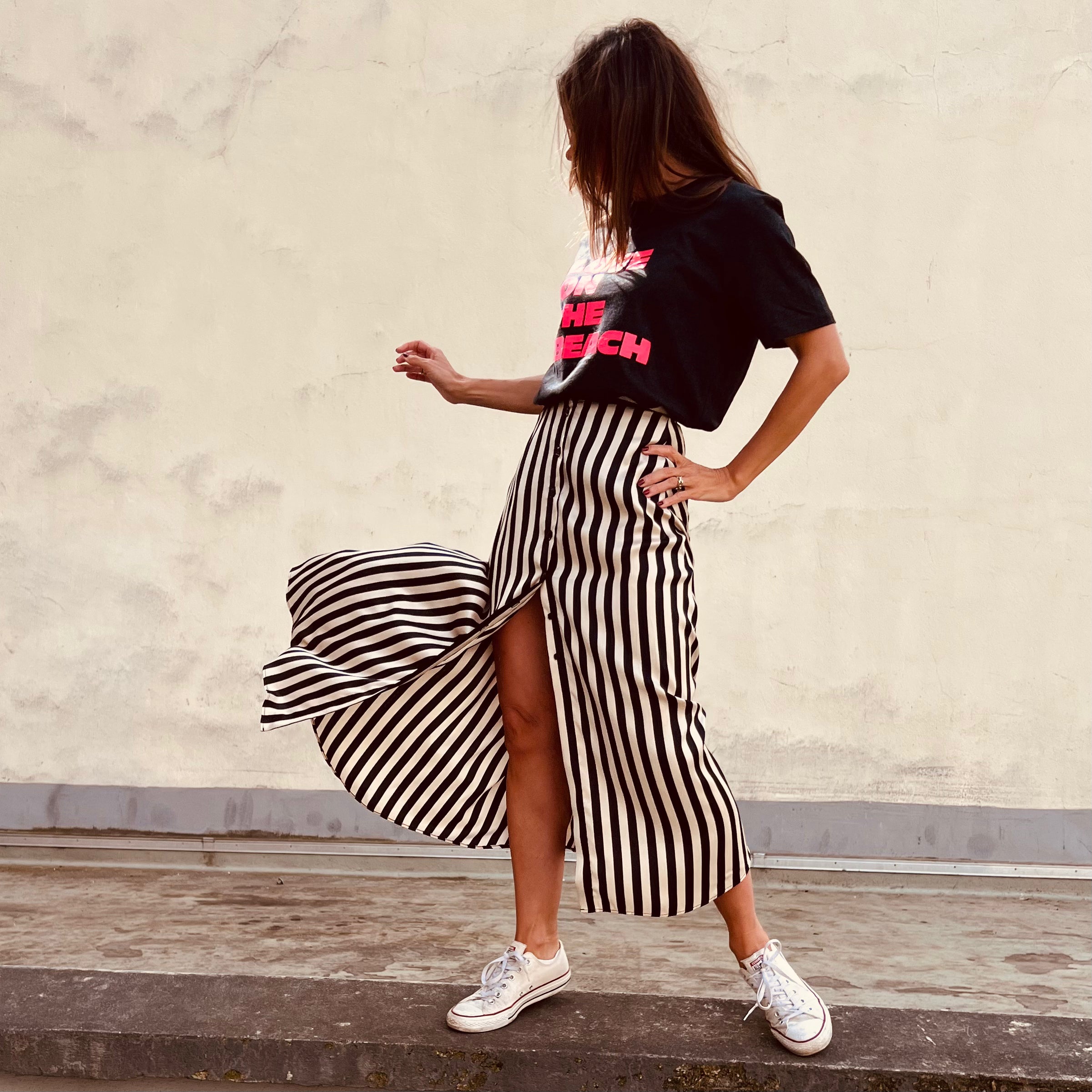 PANTRUCHE Jupes Jupe JAVANAISE circus longue rayée en viscose