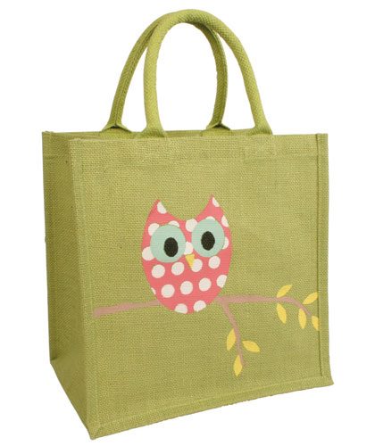 Sourire Multicolore Sacs et pochettes Cabas en toile de jute 30 x 30 x 20 cm