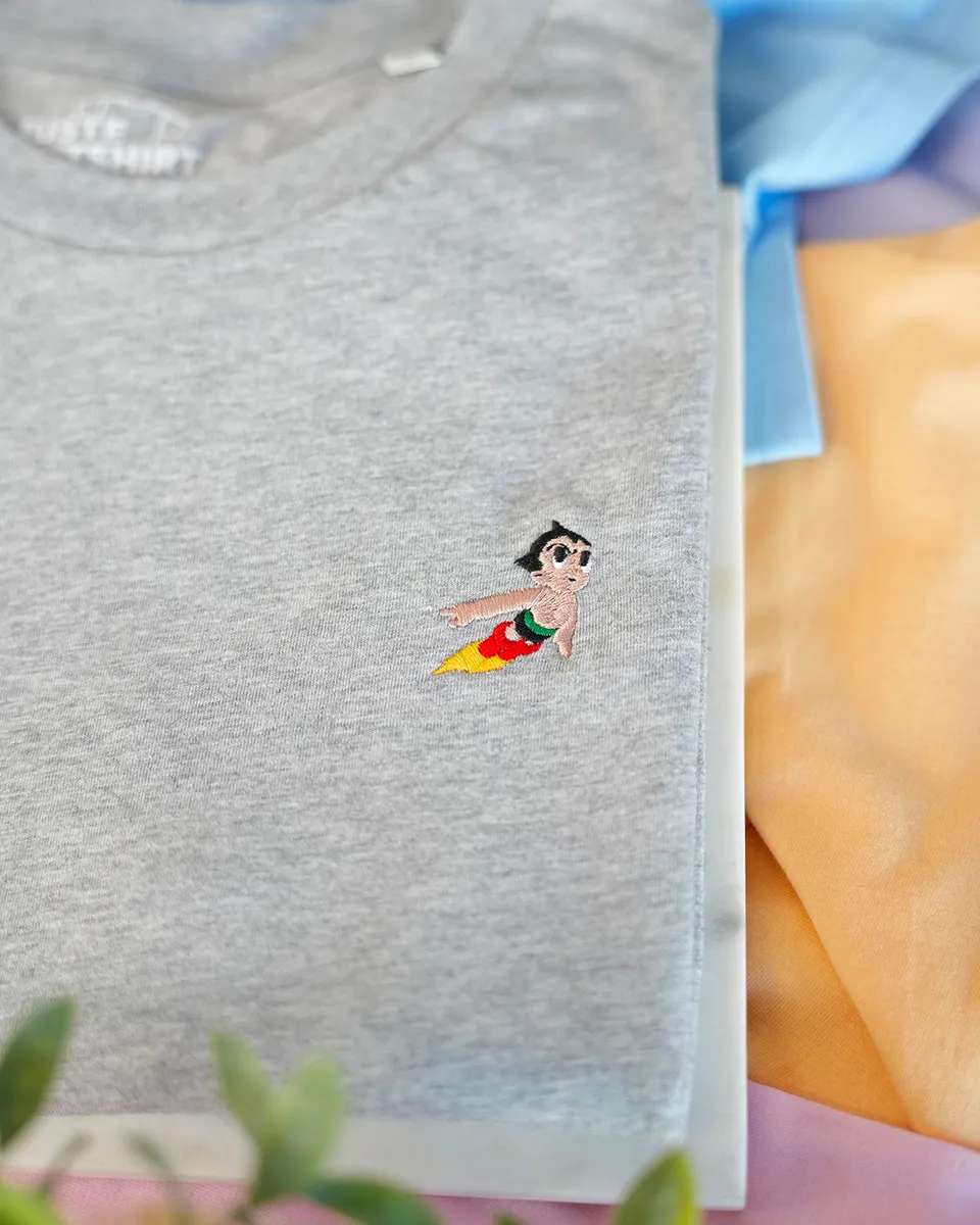 Juste Un T-shirt T-shirts Brodés Astro Boy t-shirt coton biologique