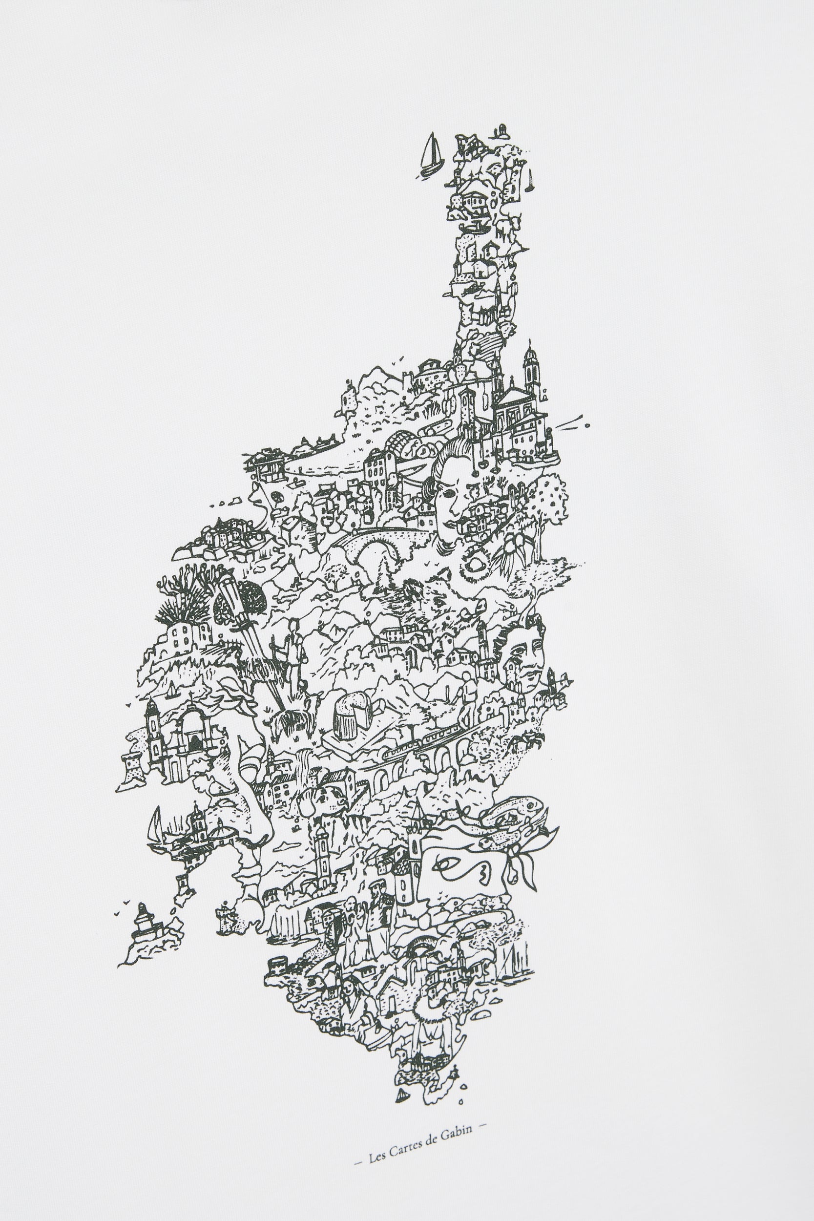 TAFANELLI Collaborations Le Nustrale t-shirt 280 g coton