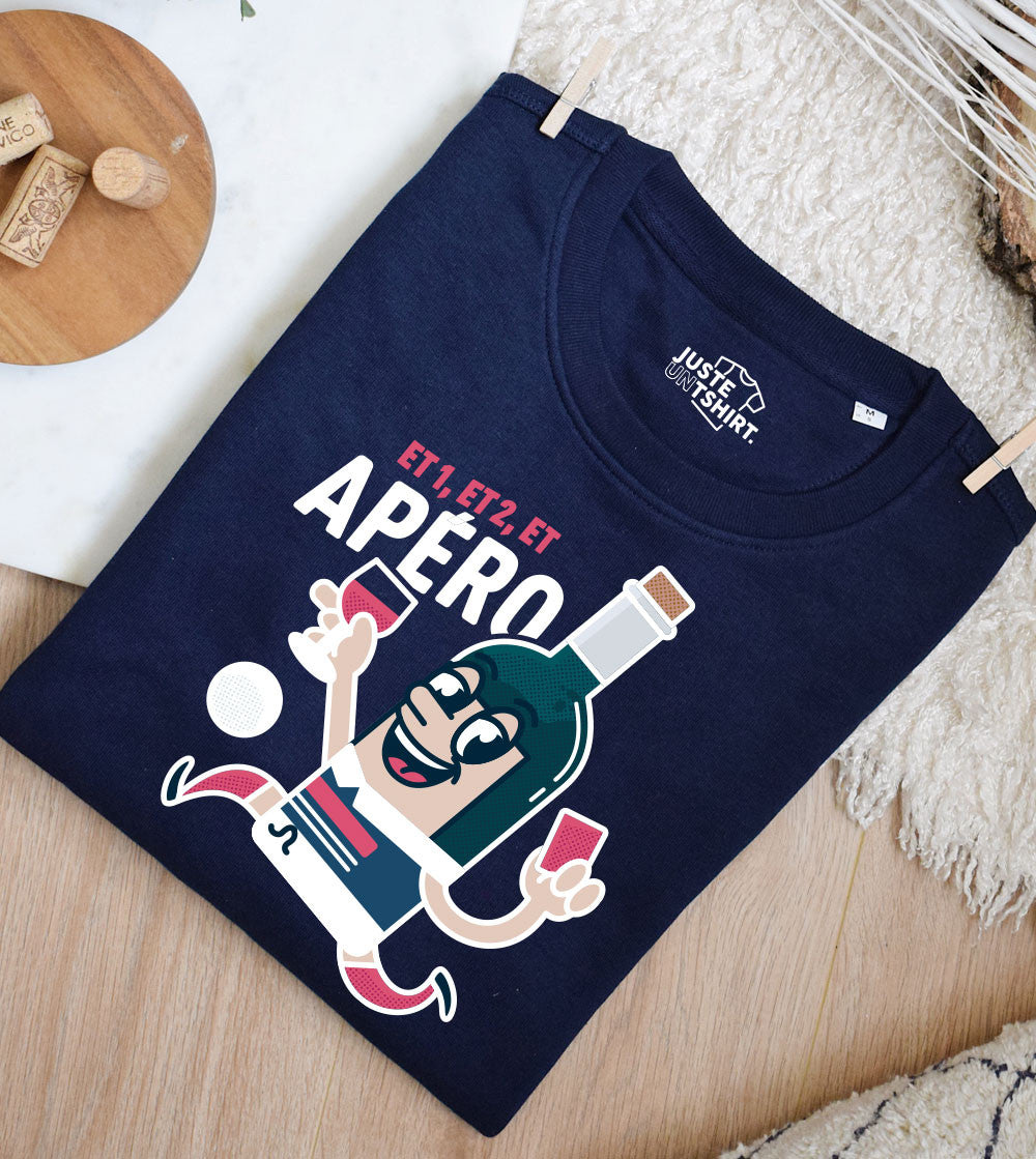 Juste Un T-shirt Sweats Imprimés Et un et Deux et Apérooo sweat apéro