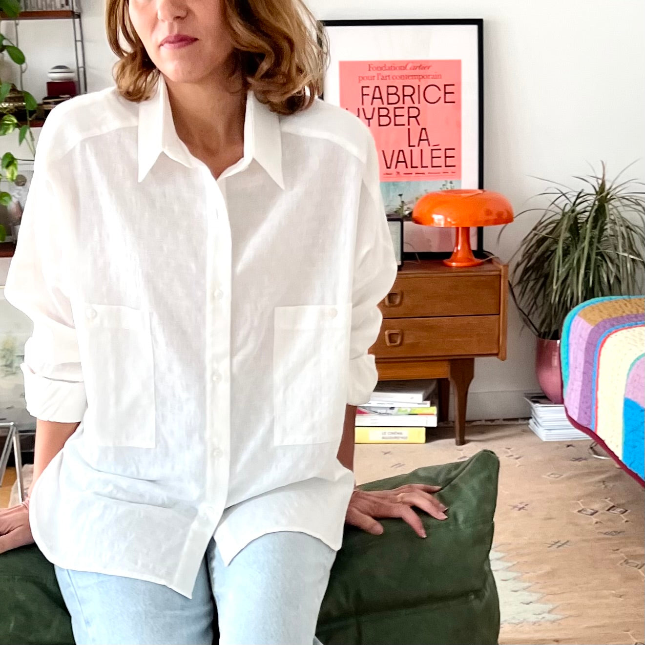 PANTRUCHE Chemises HOLIDAY chemise blanche oversize en coton