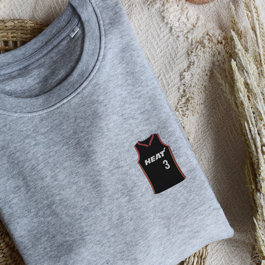 Juste Un T-shirt Sweats Brodés Heat sweat brodé